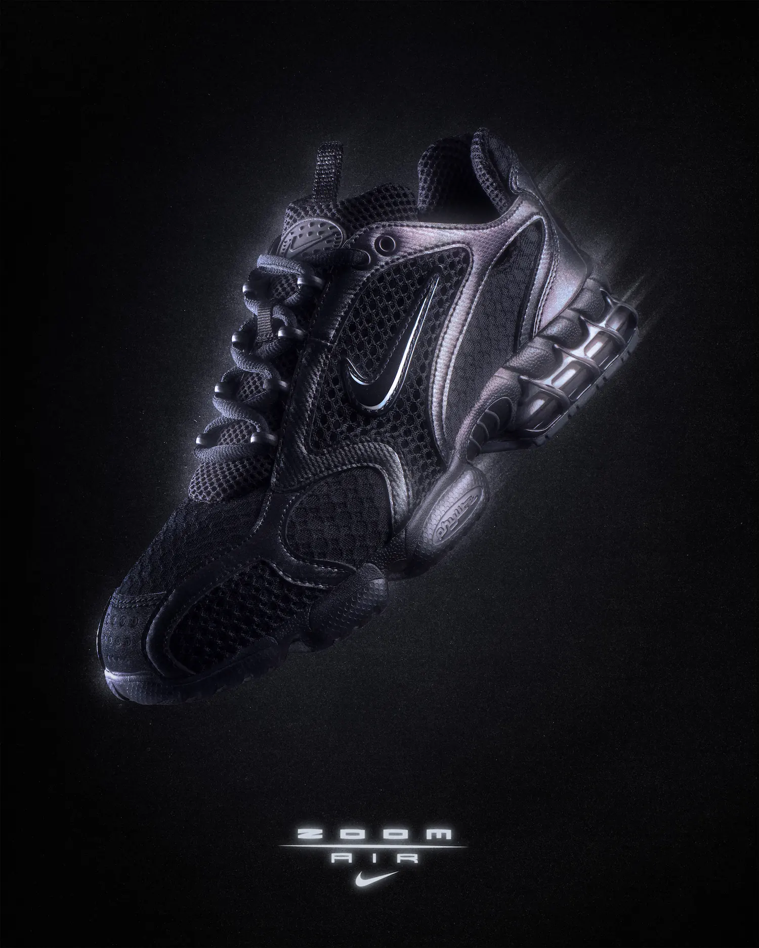 NIKE AIR ZOOM SPIRIDON CAGE 2 COLORWAY 1 BLACK FRONT